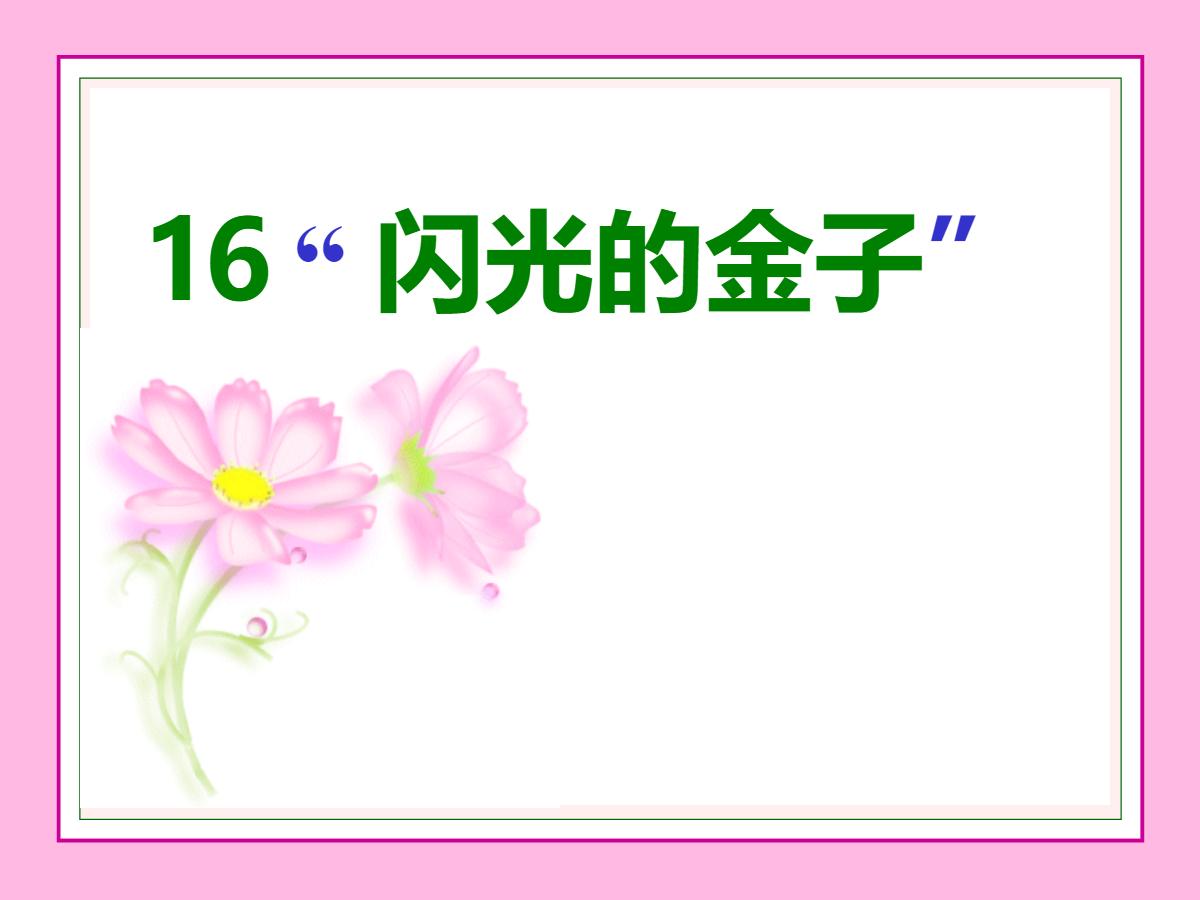《闪光的金子》PPT课件