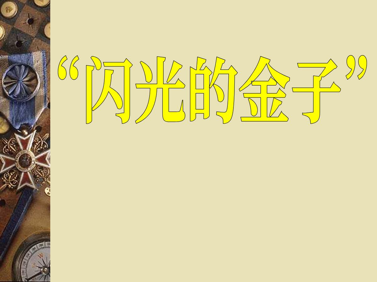 《闪光的金子》PPT课件2