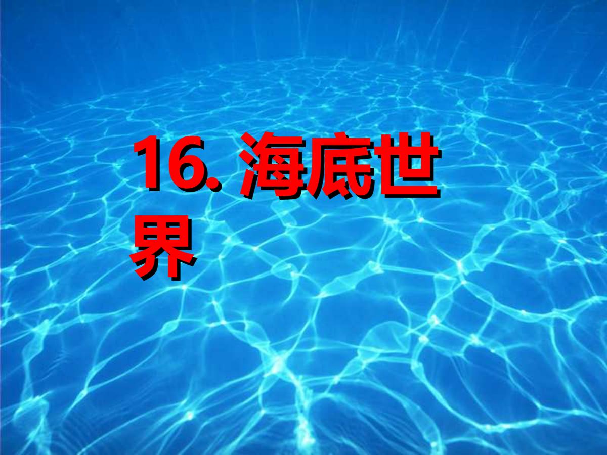 《海底世界》PPT课件2