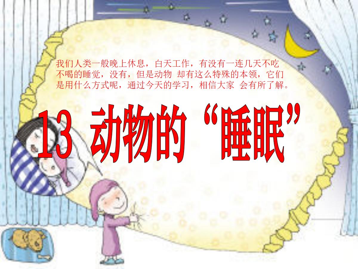 《动物的睡眠》PPT课件2