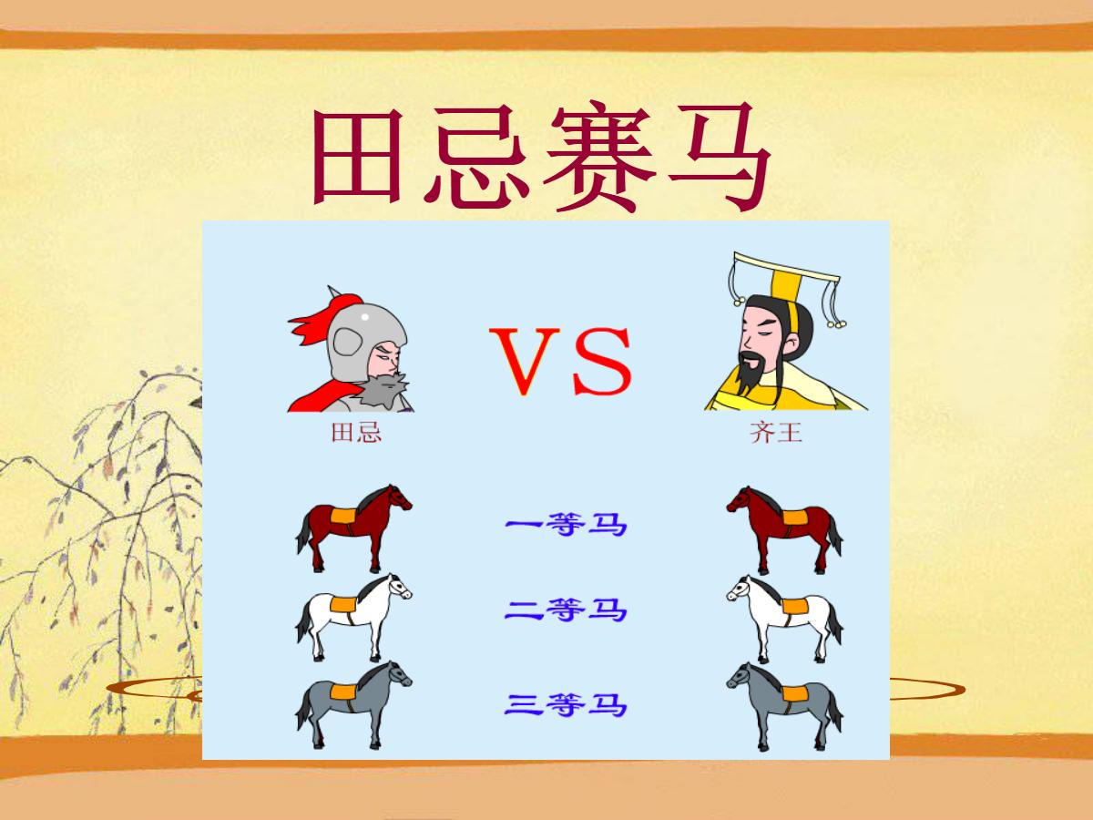 《田忌赛马》PPT课件