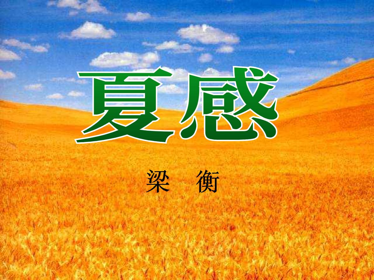 《夏感》PPT课件3