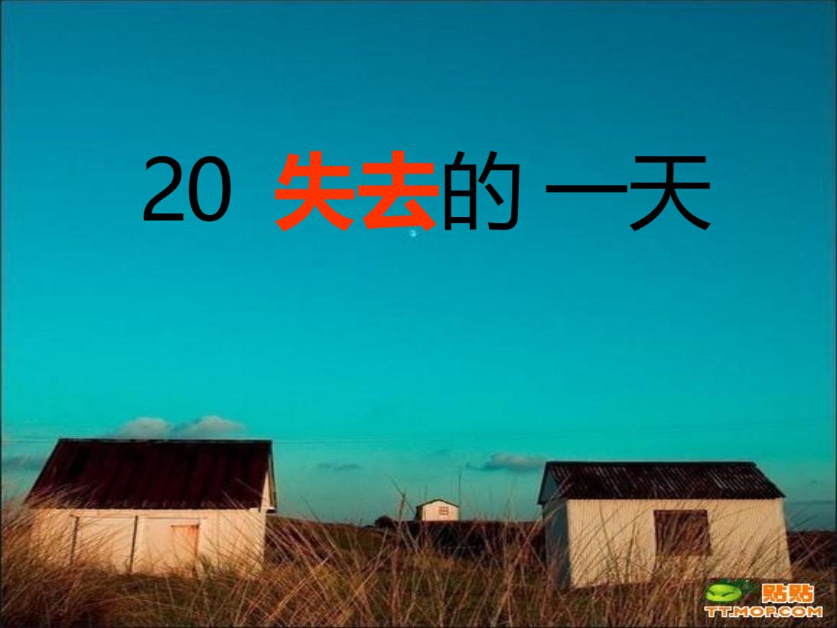 《失去的一天》PPT课件2