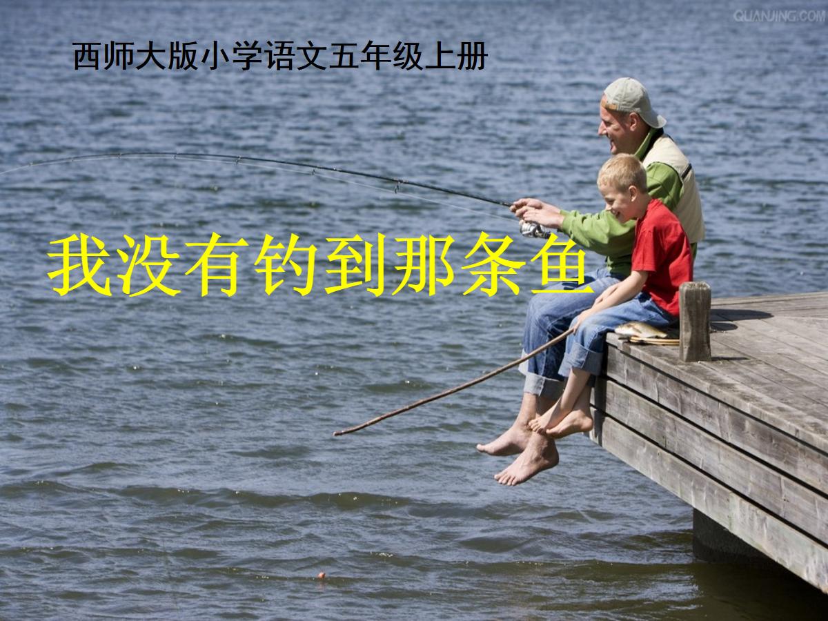 《我没有钓到那条鱼》PPT课件2