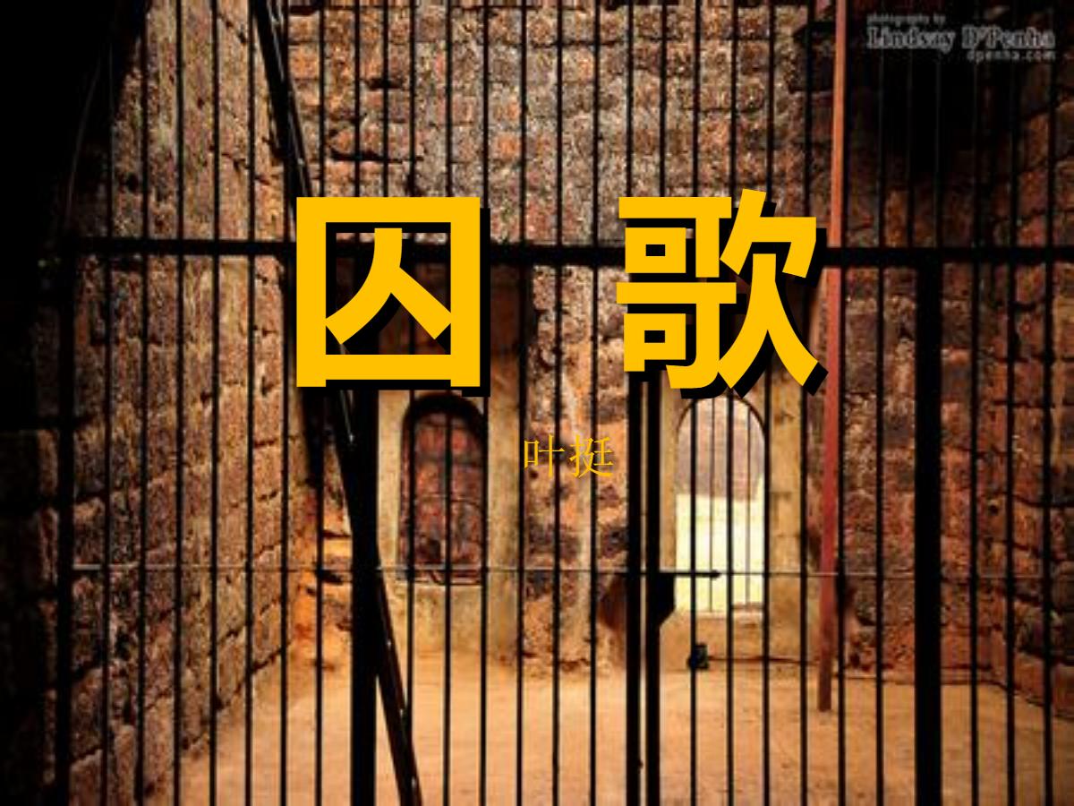 《囚歌》PPT课件5