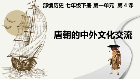 《唐朝的中外文化交流》PPT优秀课件下载