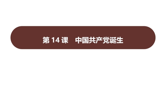 《中国共产党诞生》PPT精品课件下载