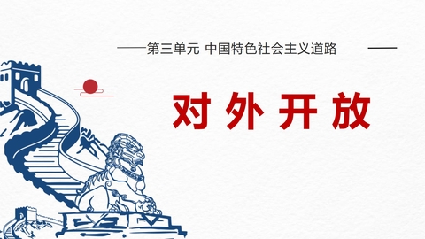 《对外开放》PPT优秀课件下载