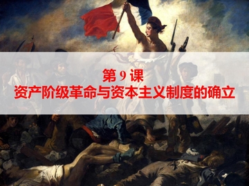 《资产阶级革命与资本主义制度的确立》PPT优秀课件