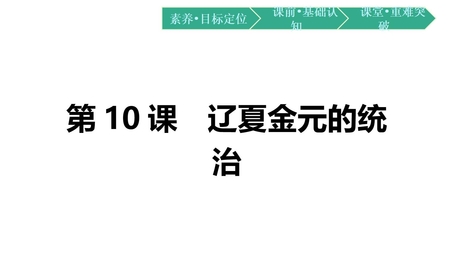 《辽夏金元的统治》PPT优秀教学课件