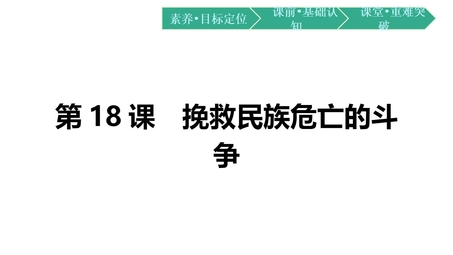 《挽救民族危亡的斗争》PPT优秀教学课件
