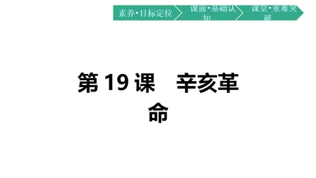 《辛亥革命》PPT优秀课件免费下载