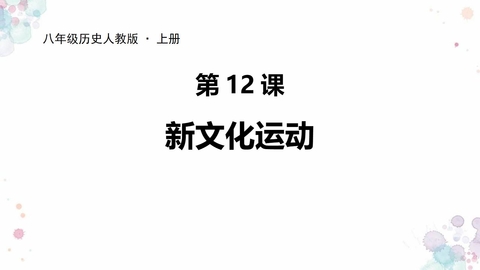 《新文化运动》PPT优质课件