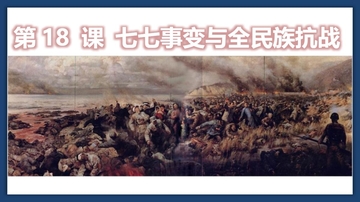 《七七事变与全民族抗战》PPT教学课件