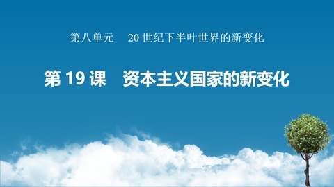 《资本主义国家的新变化》PPT教学课件