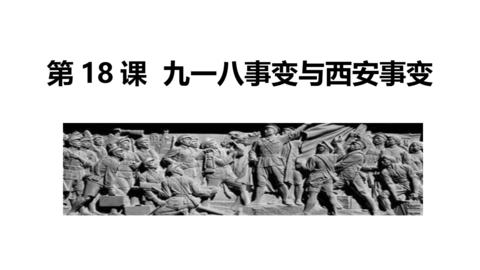 《九一八事变与西安事变》PPT免费课件