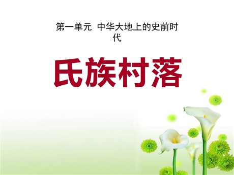 《氏族村落》中华大地上的史前时代PPT课件3