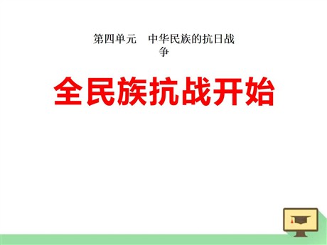 《全民族抗战开始》中华民族的抗日战争PPT课件2