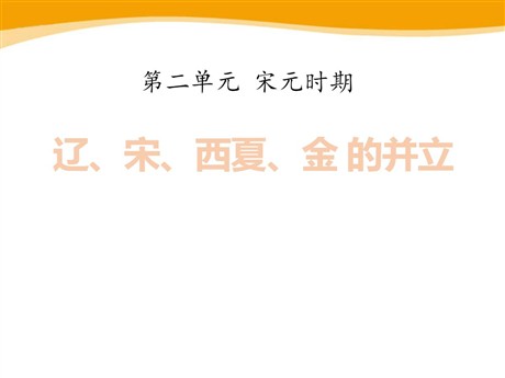 《辽、宋、西夏、金的并立》宋元时期PPT课件3