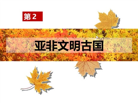 《亚非文明古国》世界古代史PPT课件