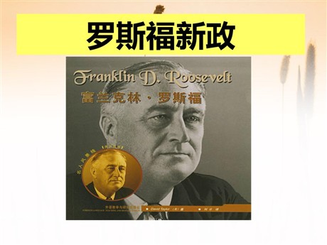 《罗斯福新政》开辟新的发展道路PPT课件