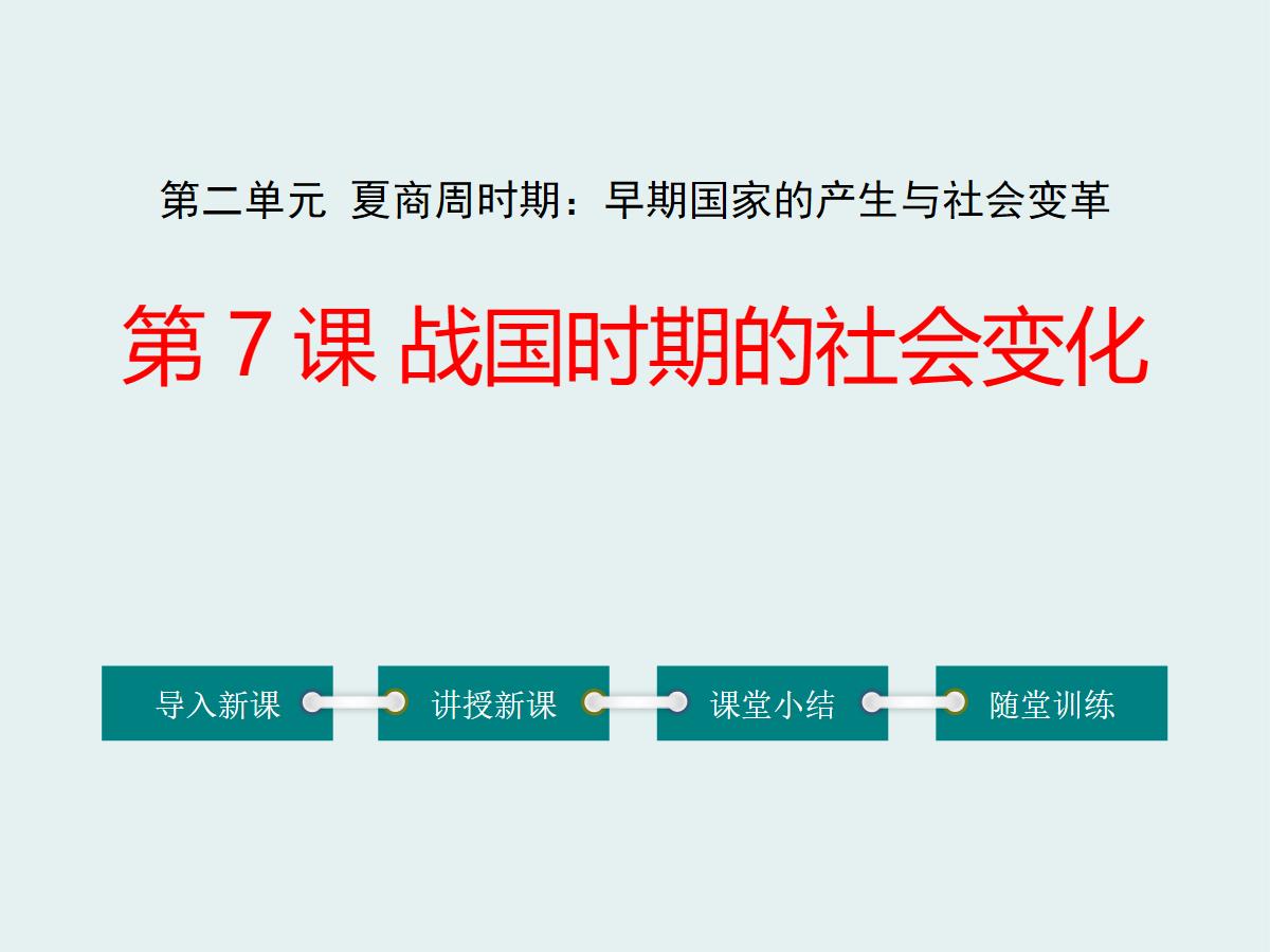 《战国时期的社会变化》PPT下载
