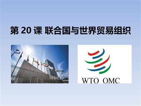 《联合国与世界贸易组织》PPT