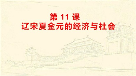 《辽宋夏金元的经济与社会》PPT课件