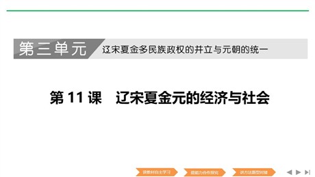 《辽宋夏金元的经济与社会》PPT课件下载