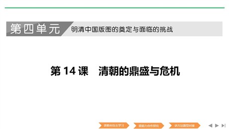 《清朝的鼎盛与危机》PPT课件下载