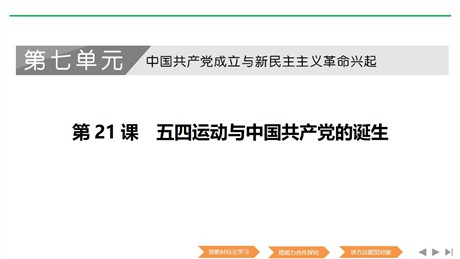 《五四运动与中国共产党的诞生》PPT下载