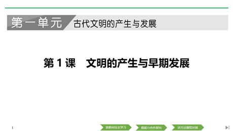 《文明的产生与早期发展》PPT课件下载