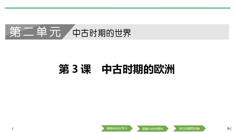 《中古时期的欧洲》PPT课件下载