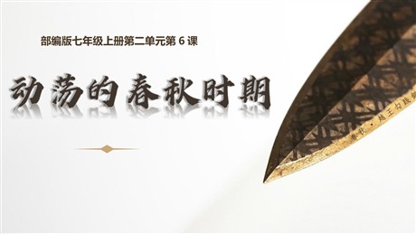 《动荡的春秋时期》PPT优质课件