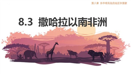 《撒哈拉以南非洲》东半球其他的地区和国家PPT教学课件