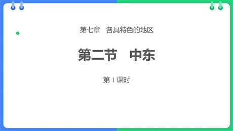 《中东》PPT免费课件(第1课时)