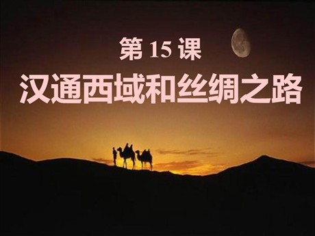 《汉通西域和丝绸之路》统一国家的建立PPT课件3