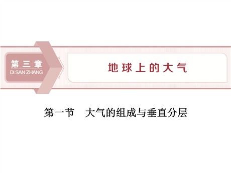 《大气的组成与垂直分层》地球上的大气PPT课件