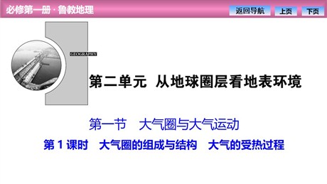 《大气圈与大气运动》从地球圈层看地表环境PPT课件(第1课时)