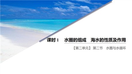 《水圈与水循环》从地球圈层看地表环境PPT下载(第1课时)