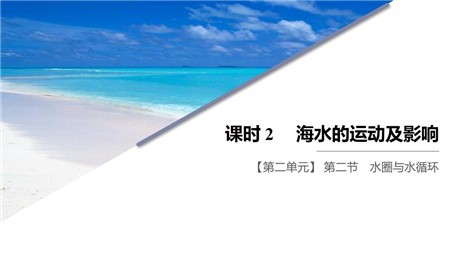 《水圈与水循环》从地球圈层看地表环境PPT下载(第2课时海水的运动及影响)