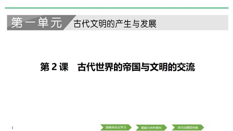 《古代世界的帝国与文明的交流》PPT课件下载
