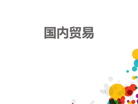 《国内贸易》PPT课件