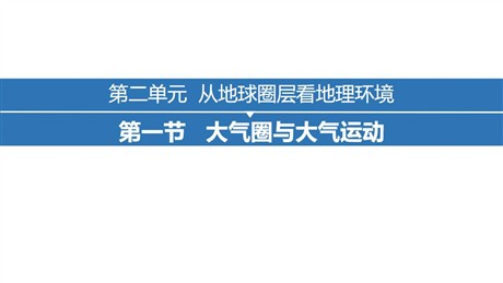 《大气圈与大气运动》从地球圈层看地表环境PPT下载