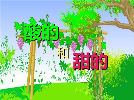 《酸的和甜的》PPT课件3