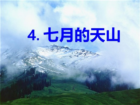 《七月的天山》PPT课件9