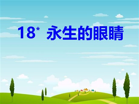 《永生的眼睛》PPT课件6