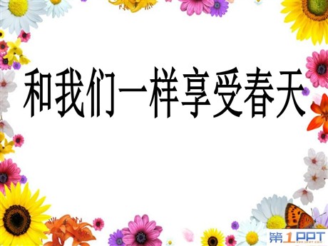 《和我们一样享受春天》PPT课件8