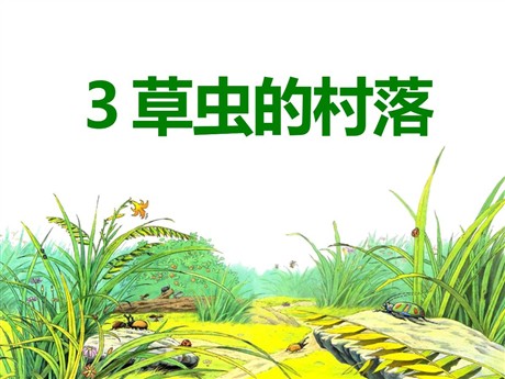 《草虫的村落》PPT课件下载6