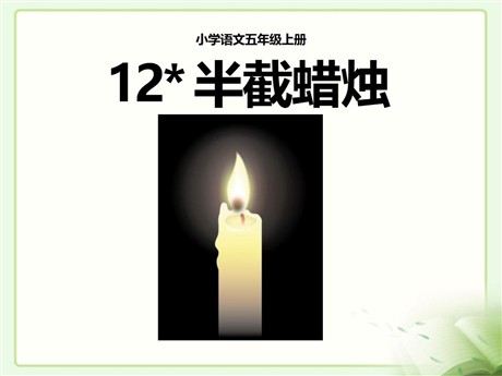 《半截蜡烛》PPT课件8